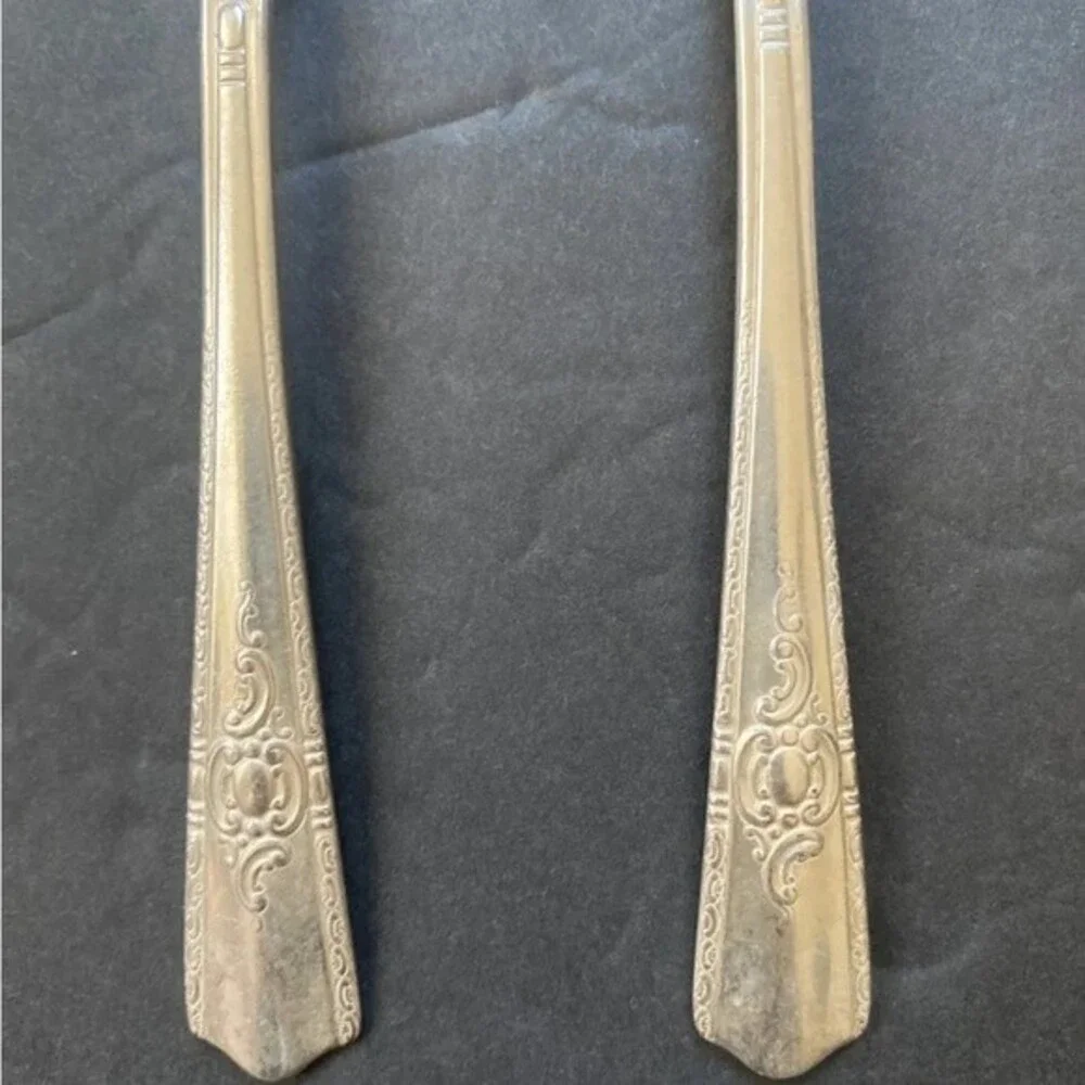 VTG Harmony House Plate AA+ 1944 Silver Plate(Forks & tea spoon )Maytime Pattern